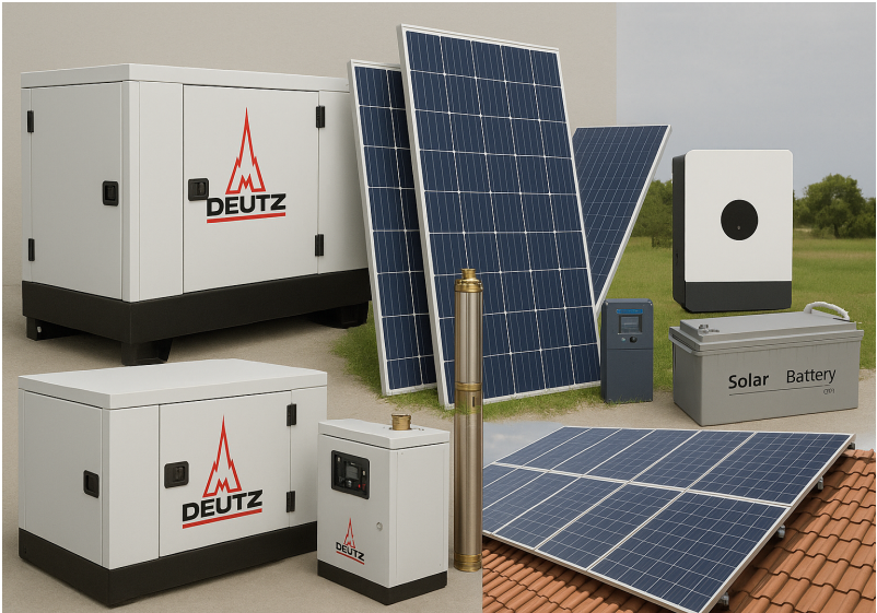 Solutions Énergie : Groupes Électrogènes & Systèmes Solaires